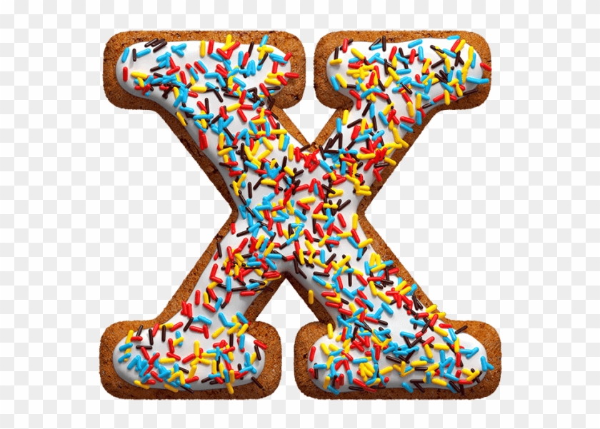 Gingerbread Colors Font Clipart