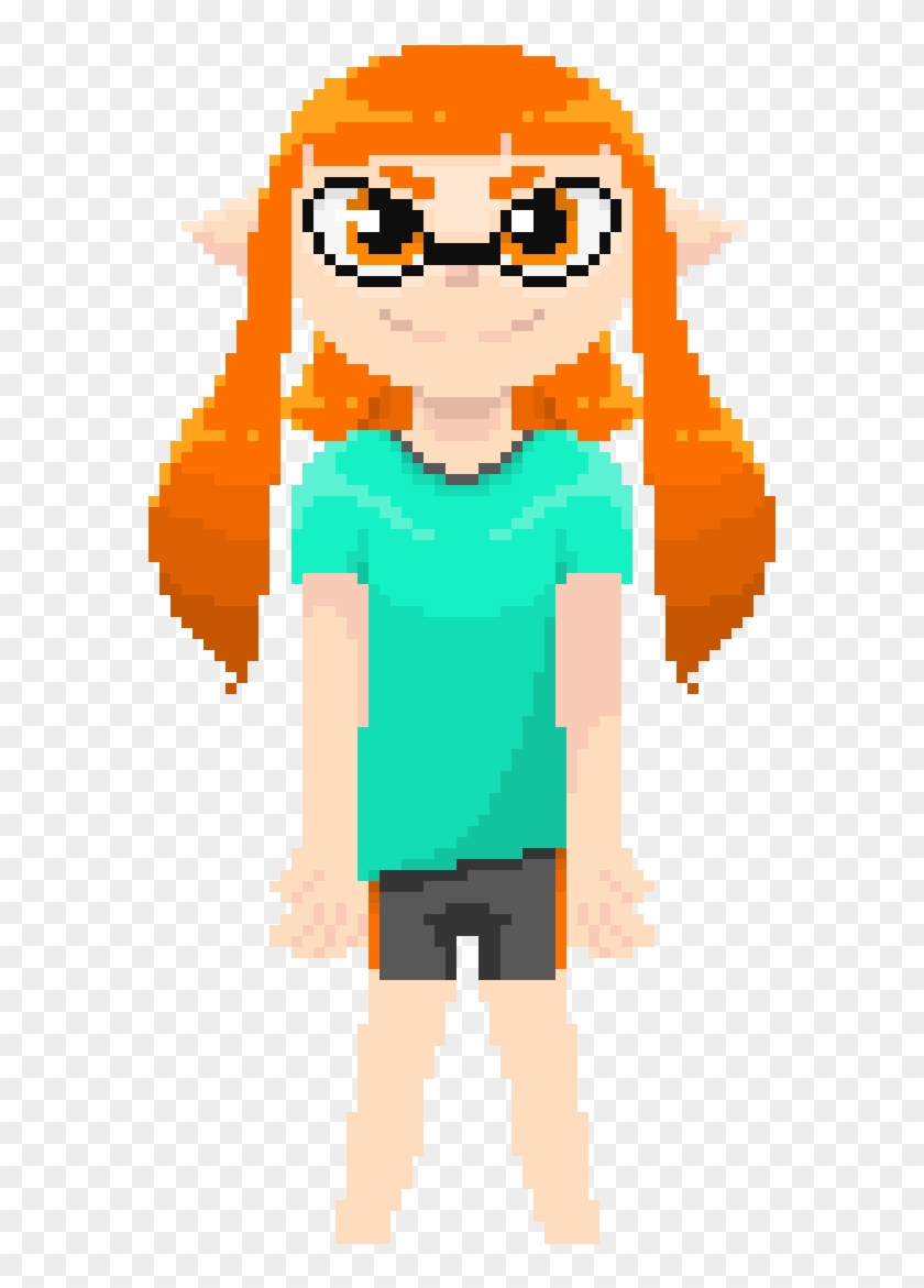 Inkling Girl Finished - Cartoon Clipart #2042862