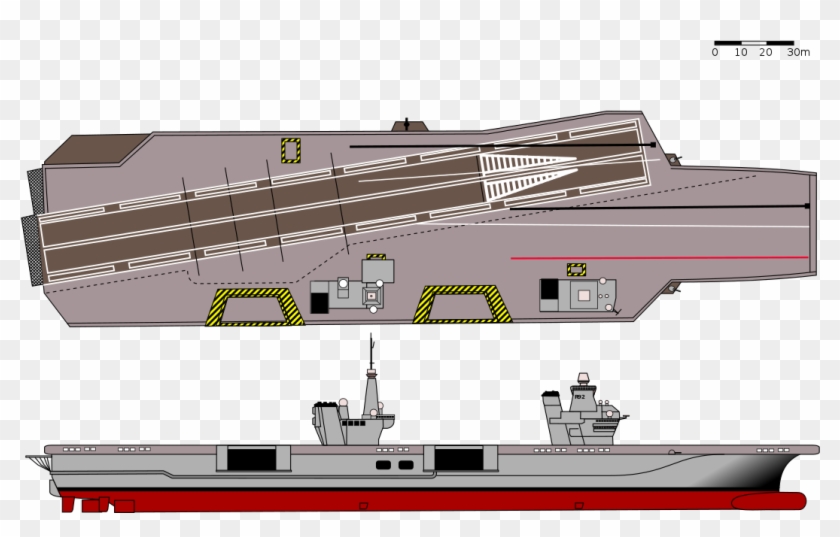 French Aircraft Carrier Pa2 - Hms Queen Elizabeth Clipart #2042977