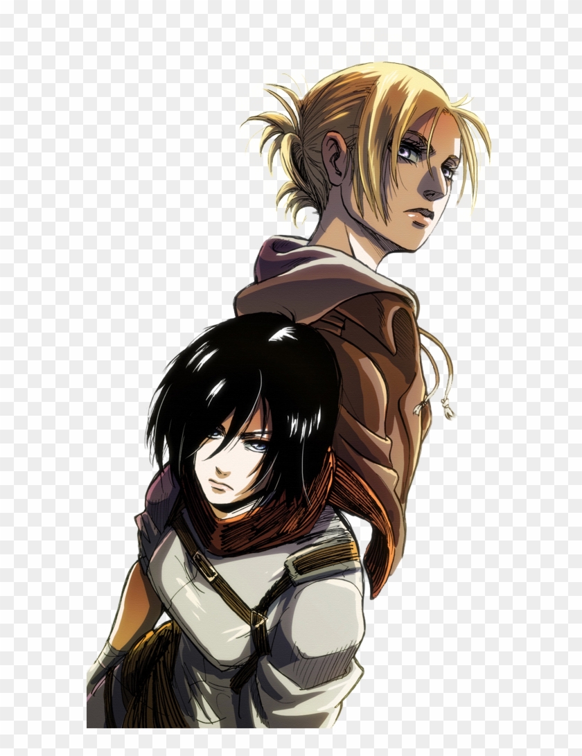 Mine Anime Success Transparent Snk Shingeki No Kyojin - Mikasa Ackerman Annie Leonhardt Clipart