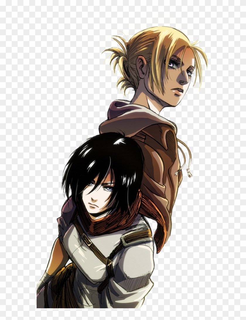 Mine Anime Success Transparent Snk Shingeki No Kyojin - Mikasa Ackerman Annie Leonhardt Clipart #2043043