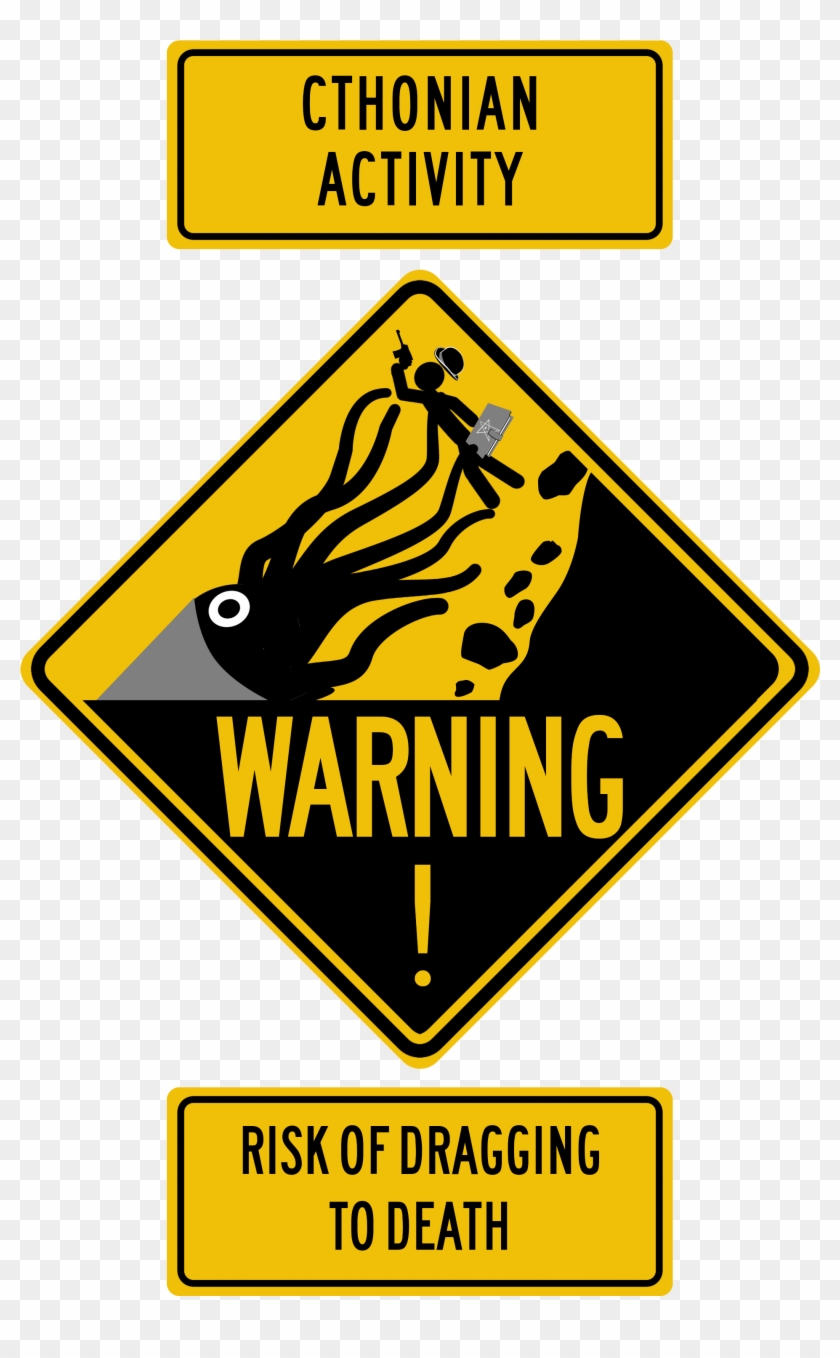 Do Not Ignore The Signs - Cthulhu Sign Clipart #2043135