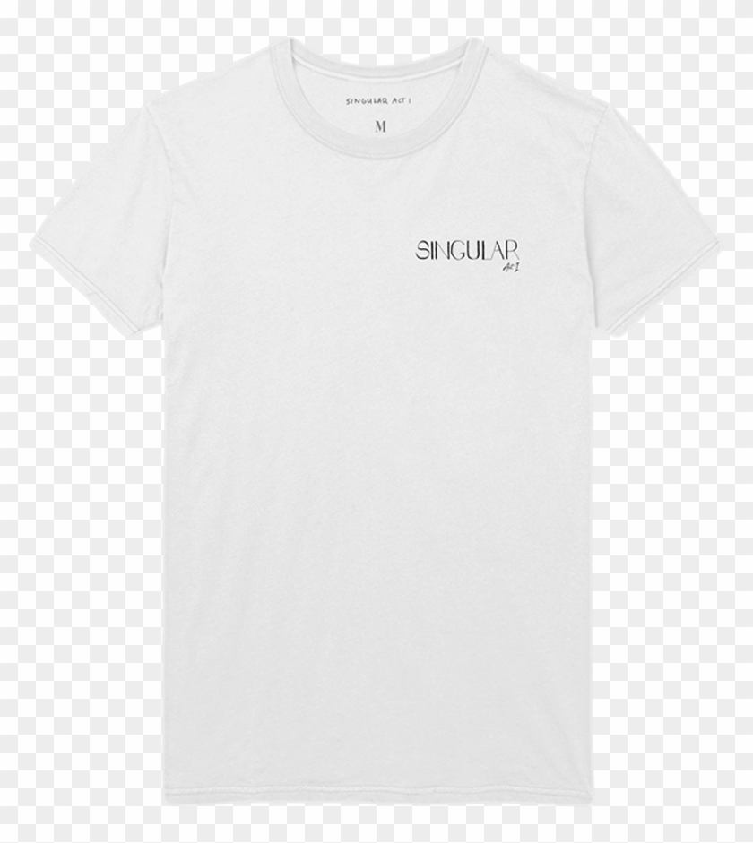 Singular Tee - White Shirt Transparent Clipart (#2043273) - PikPng