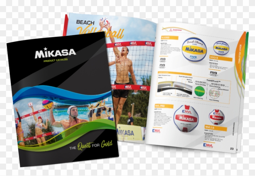 Catalog Design By Sda Creative - Mikasa Volleyball Clipart