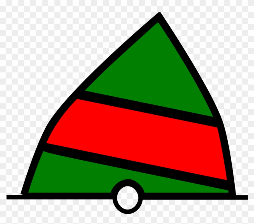Conical Buoy Green Red Green Clipart