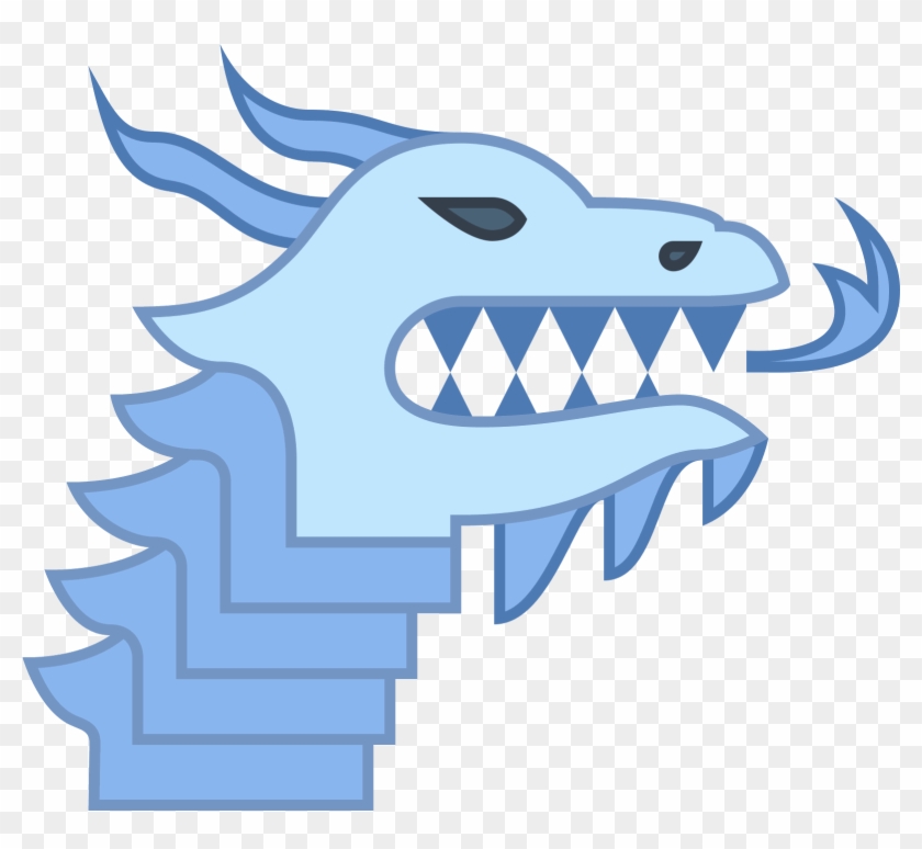 There Is A Head Of A Dragon Spitting Fire And Facing Clipart