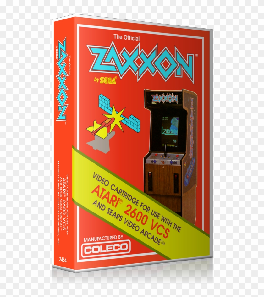 Zaxxon Atari 2600 Game Cover To Fit A Ugc Style Replacement Clipart #2045353
