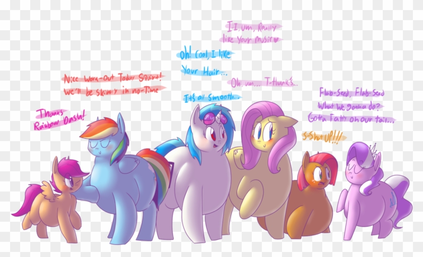 Download Secretgoombaman12345, Ask Chubby Diamond, - Mlp Rainbow Dash Weight Gain Clipart #2045382