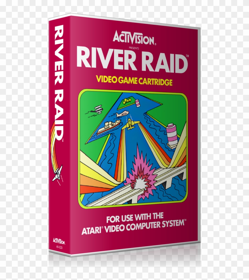 River Raid 2 Atari 2600 Game Cover To Fit A Ugc Style Clipart