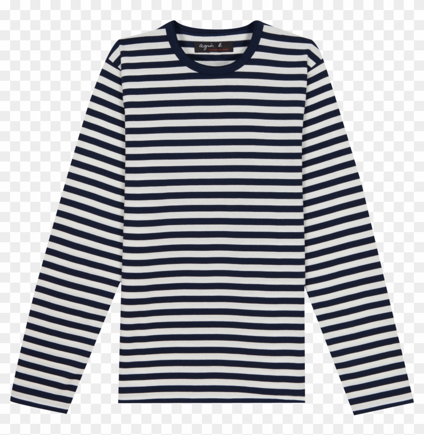 Blue/white Stripes T-shirt Coulos , Png Download Clipart #2045615