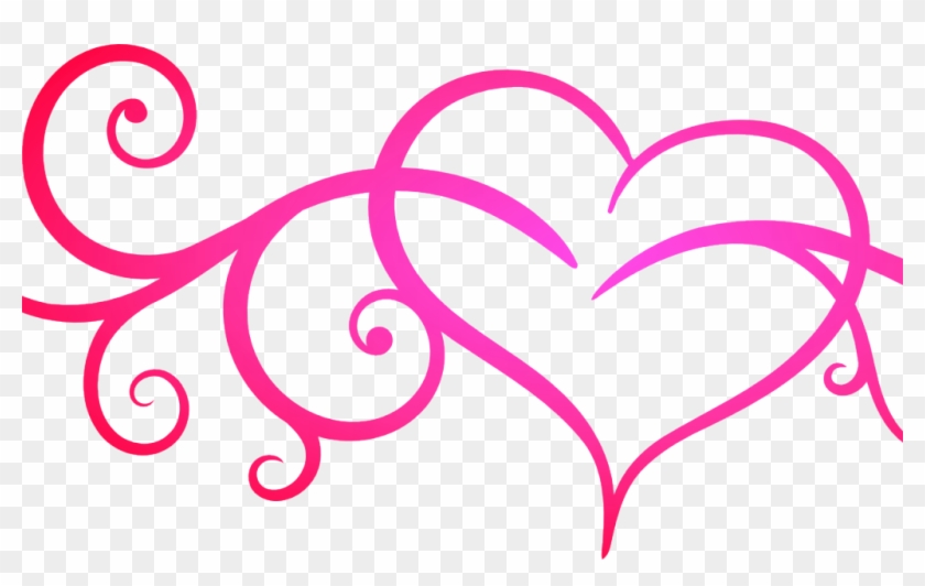 Scroll Line Clipart - Heart Png For Photoshop Transparent Png #2045740