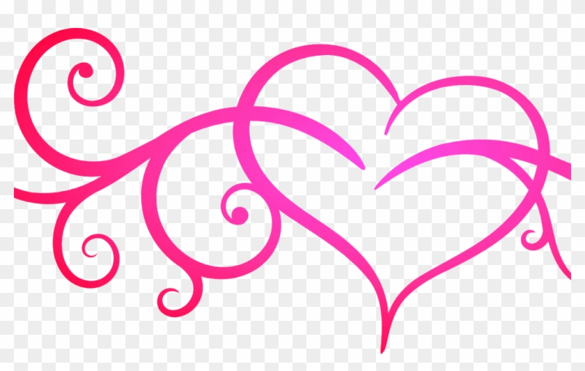 Scroll Line Clipart - Heart Png For Photoshop Transparent Png