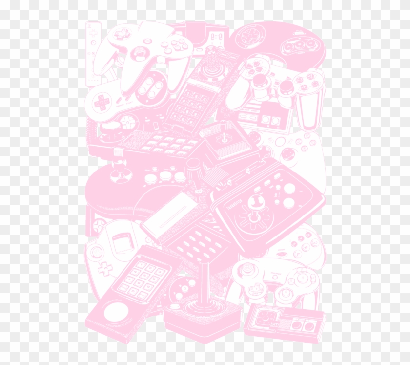 Gaming My Edit Pink Video Games Games Jaguar Videogames - Video Games Pink Clipart