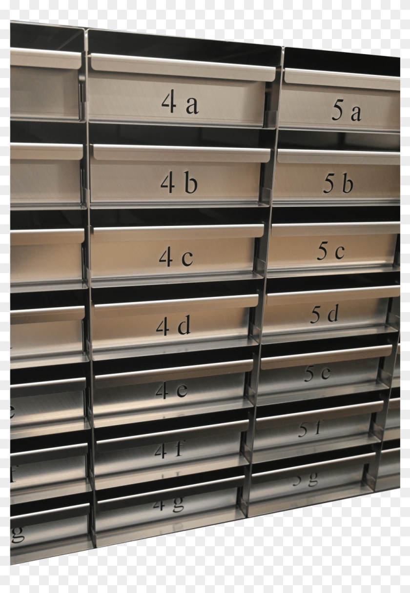 Numbering For Vertical Racks, Upright Side Access Racks - Shelf Clipart #2045865