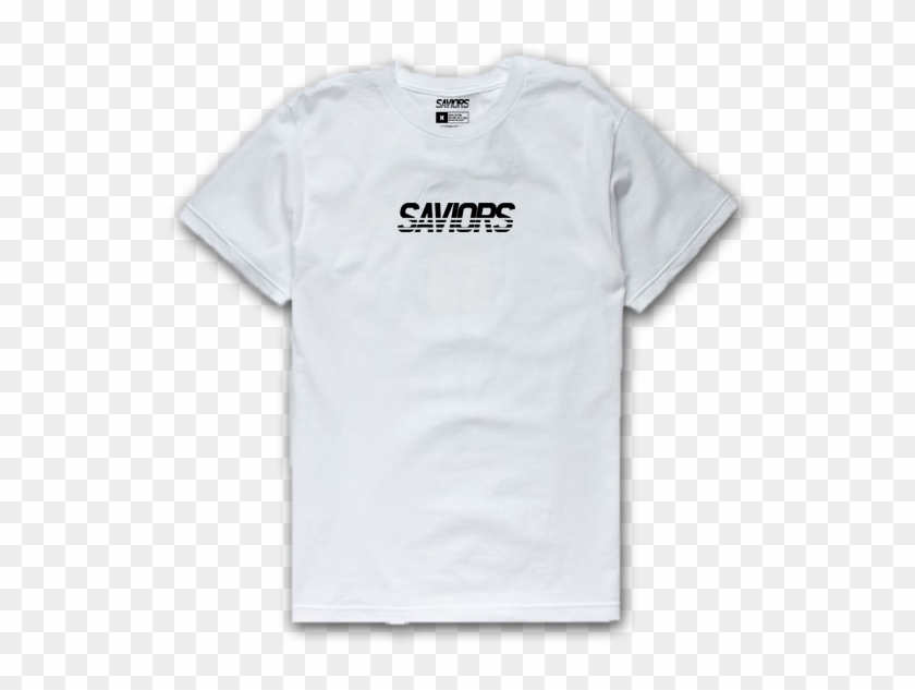 White Stripes Tee - Active Shirt Clipart #2045954