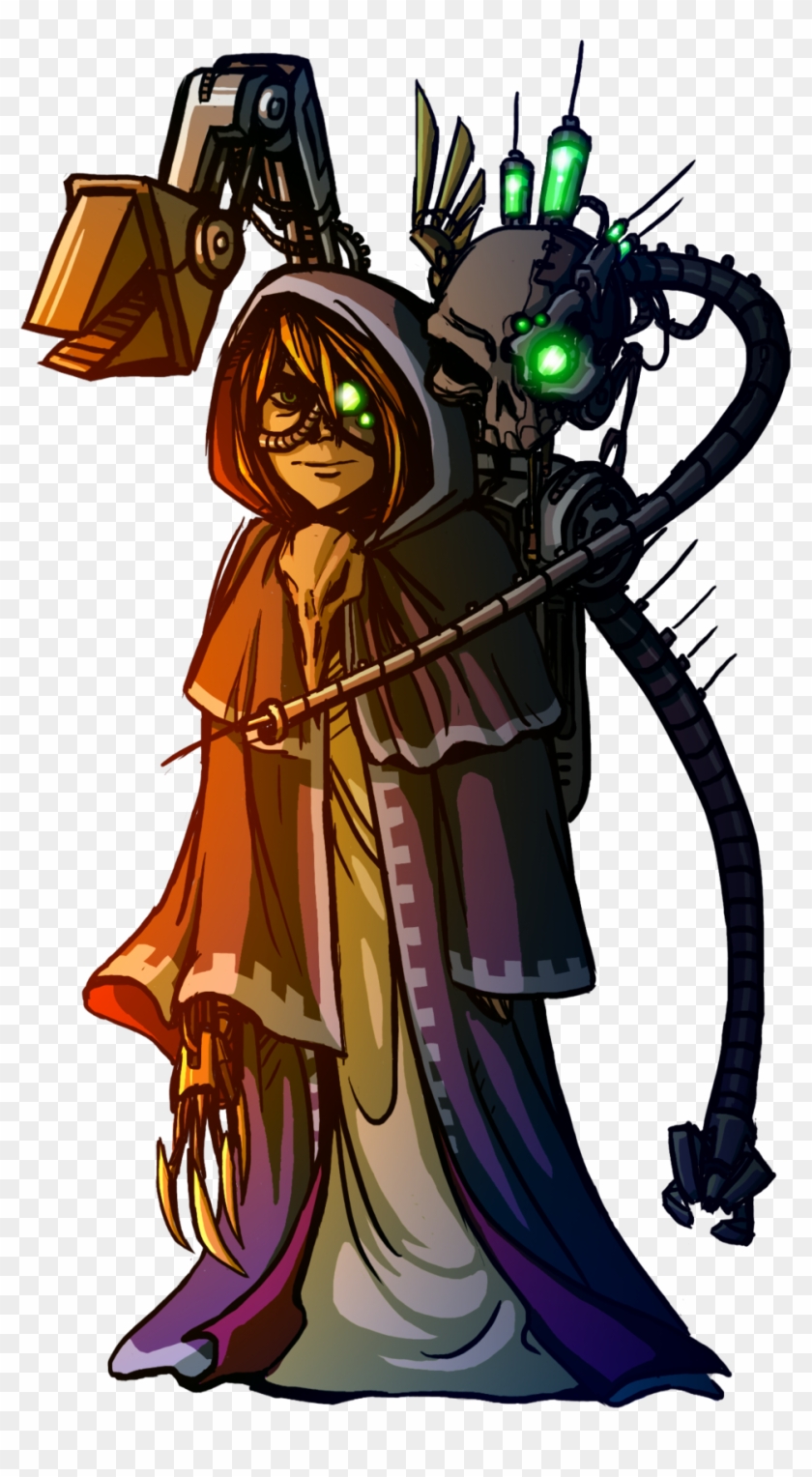 Female Mechanicus Servo-skull Techpriest Tfresistance Clipart #2047519