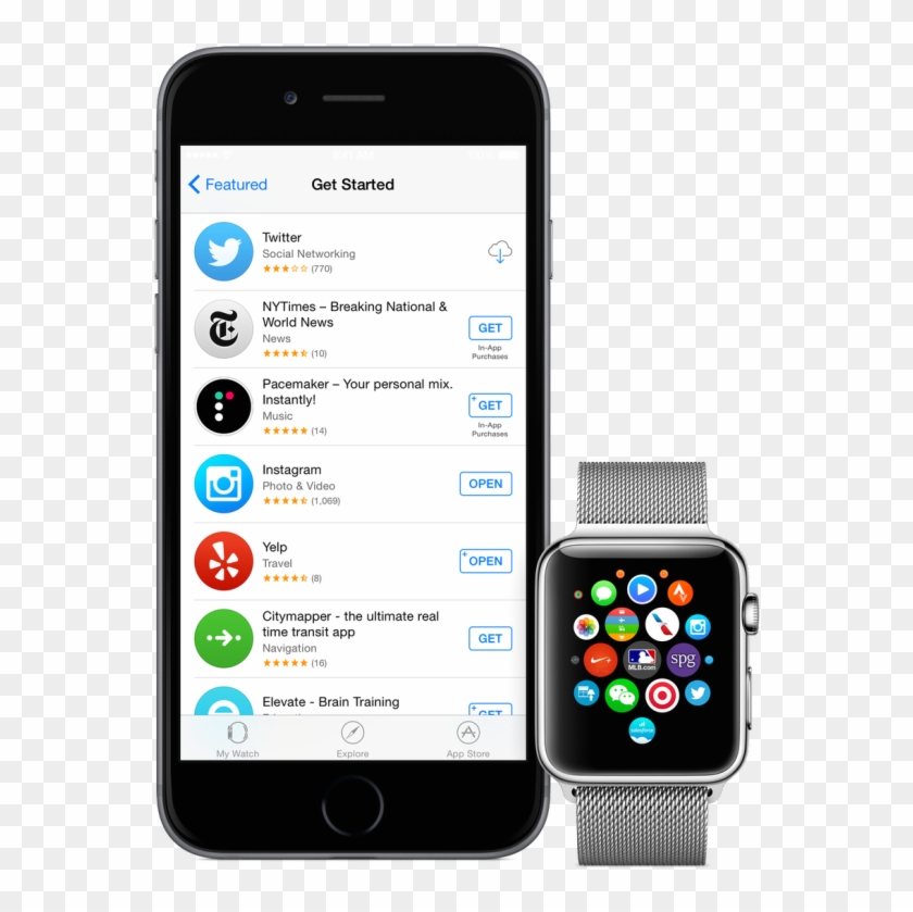 Apple Watch App Store Launch - App Store On The Apple Watch Clipart #2047849