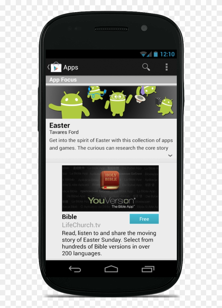 The Bible App Featured In The Google Play Store For - Google Play Featured Clipart