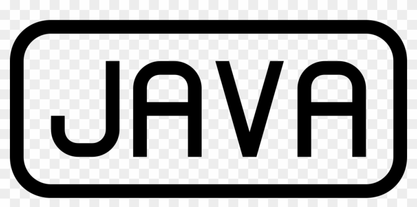 Java File Type Rounded Rectangular Outlined Interface Clipart
