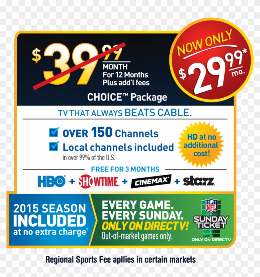 All Directv Offers Require 24-month Agreement - Showtime Clipart #2048346