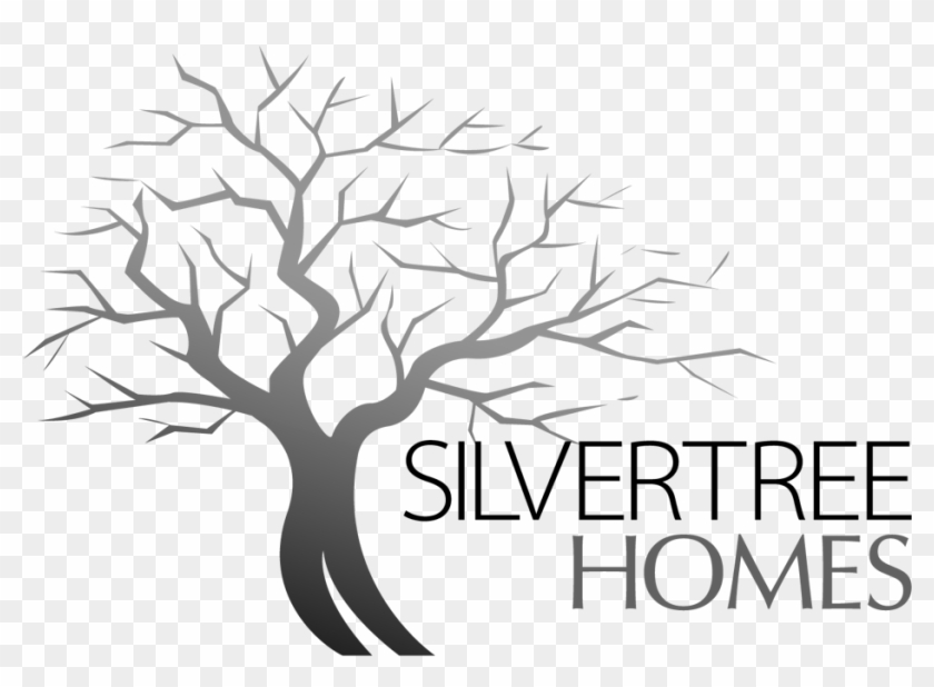 Silvertree Homes New Real Estate Logo Design - Illustration Clipart