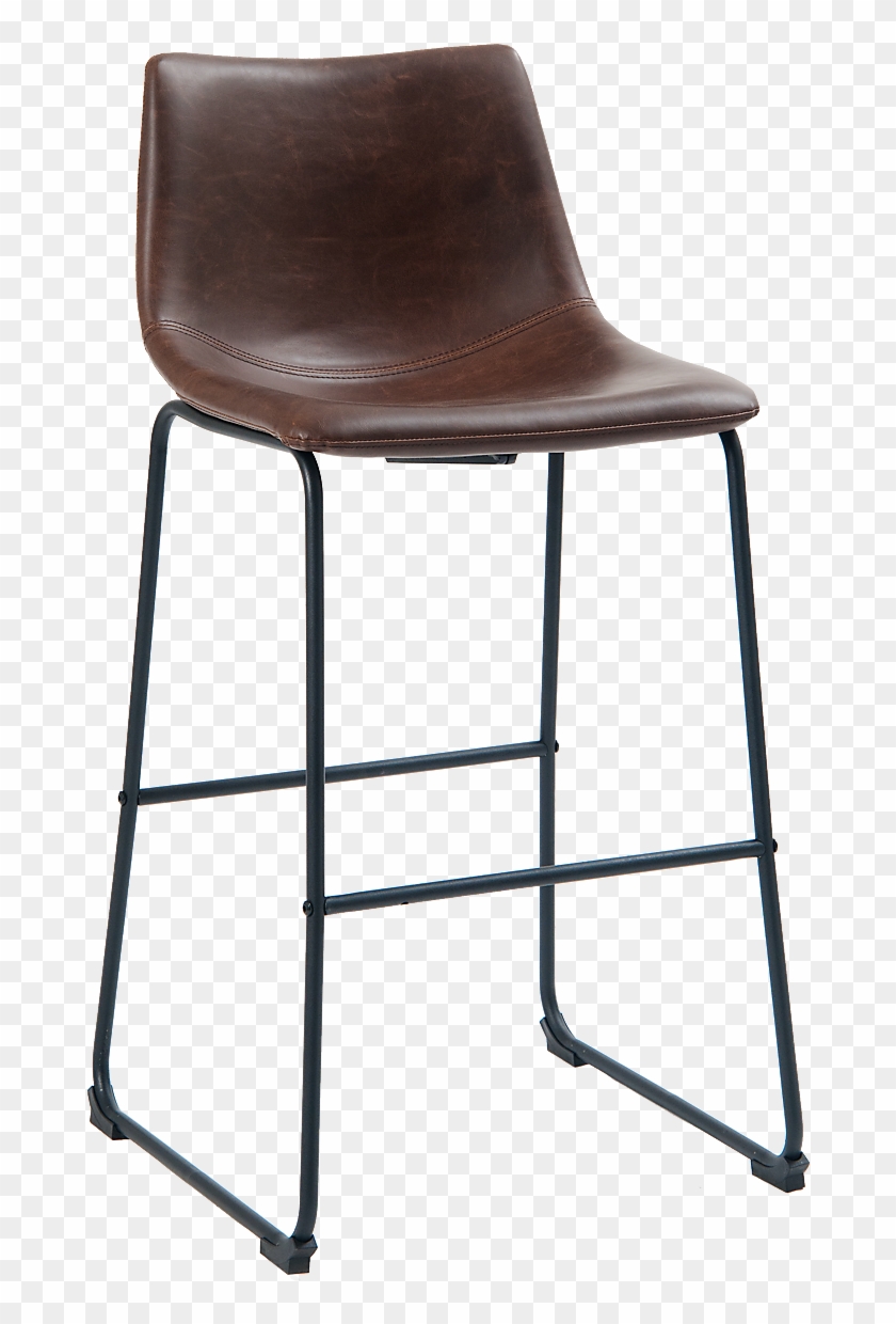 Restaurant Furniture Vintage Brown Vinyl Metal Barstool - Tan Bar Stool Clipart