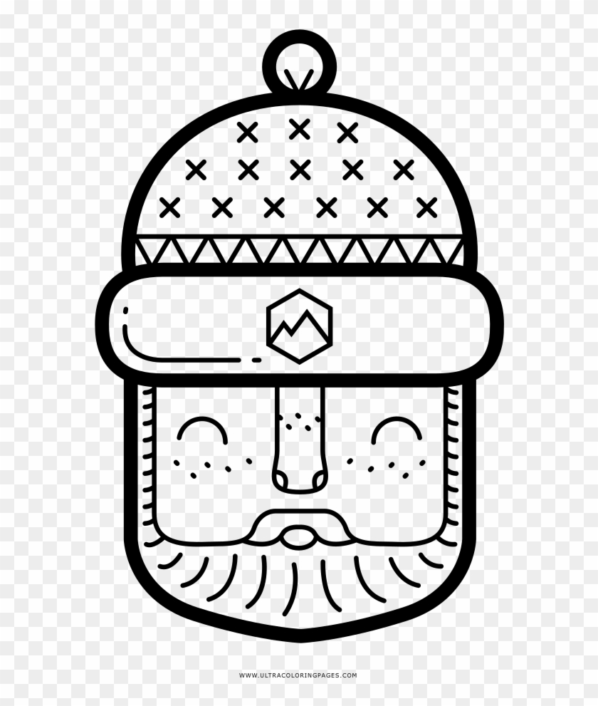 Lumberjack Coloring Page Clipart