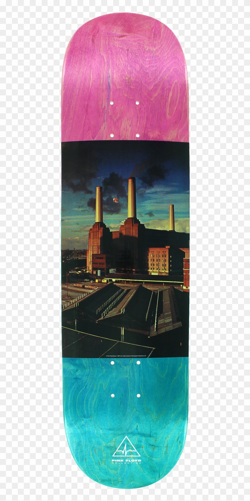 Habitat/pink Floyd Animals Fade Skateboard Deck - Pink Floyd Animals Clipart