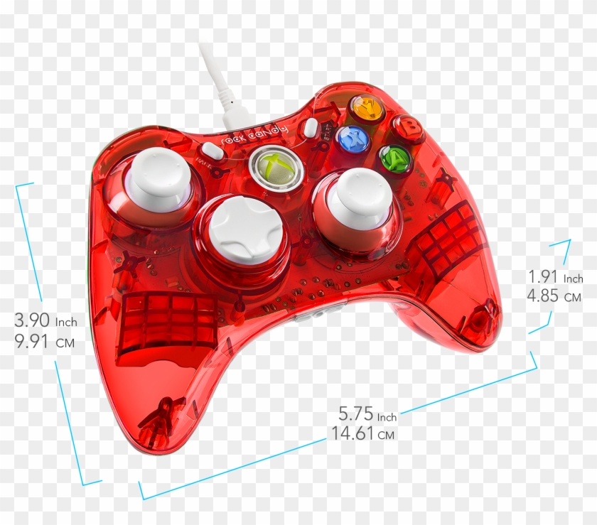 Pdp Rock Candy Xbox 360 Wired Controller, Stormin' - Xbox 360 Rock Candy Controller Clipart #2050236