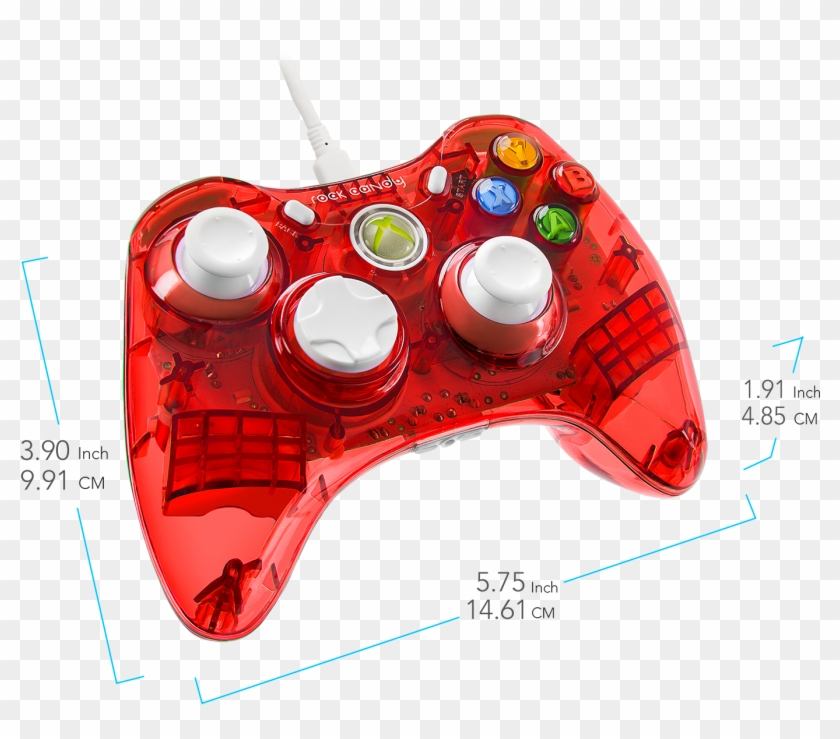 Pdp Rock Candy Xbox 360 Wired Controller, Stormin' - Xbox 360 Rock Candy Controller Clipart