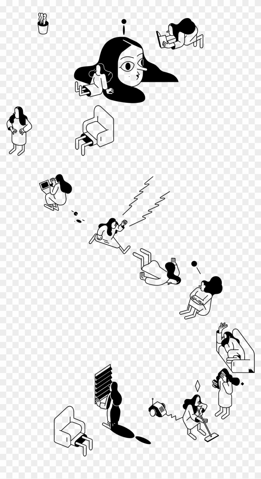 I Tried Polyphasic Sleep For A Week And It Felt Like - Cartoon Clipart