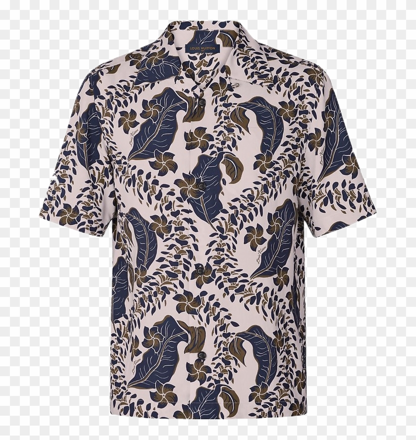 Louis Vuitton Hawaiian Shirt - Louis Vuitton Shirt Png Clipart #2050483