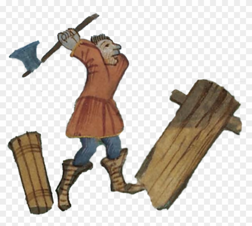Axe Clipart Lumberjack Baby - Cutting Wood Png Transparent Png #2050518
