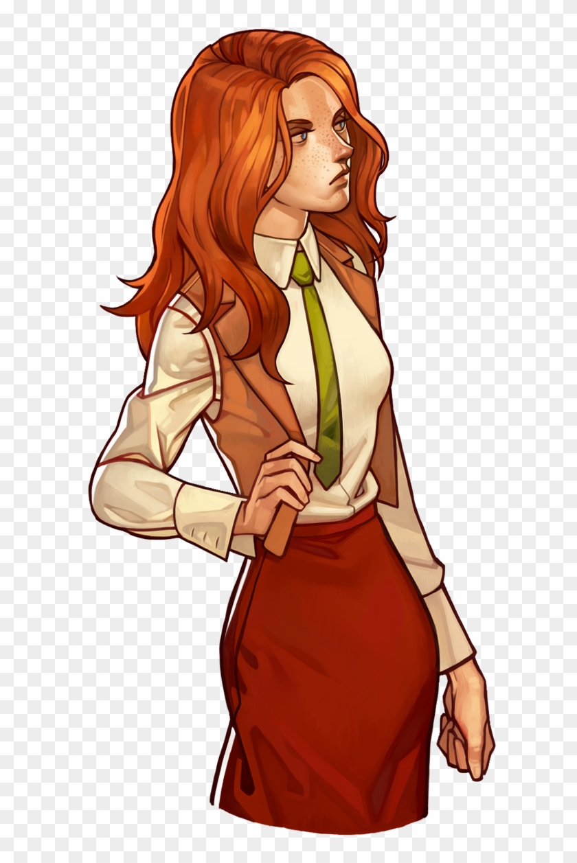 Einsbern Bioshock Artwork, Bioshock Game, Bioshock - Female Character Designs In Red Clipart