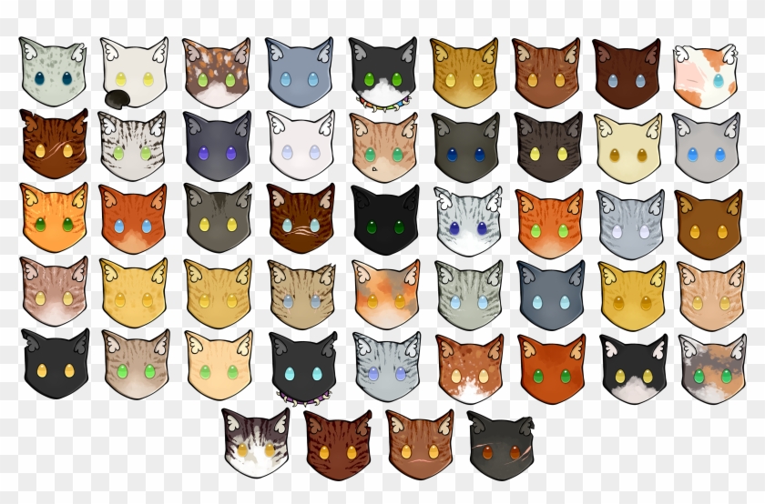 Cute Warrior Cat Chibi Clipart