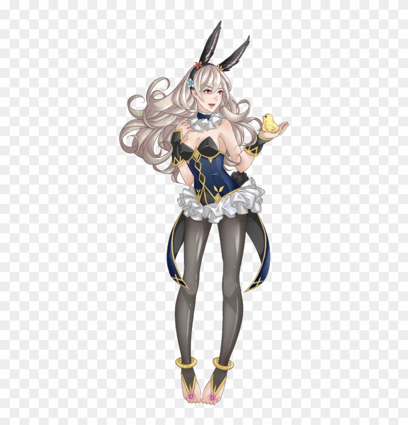 Here Is The Bunny Corrin I Made During The Spring Banner - Fire Emblem Bunny Suit Clipart