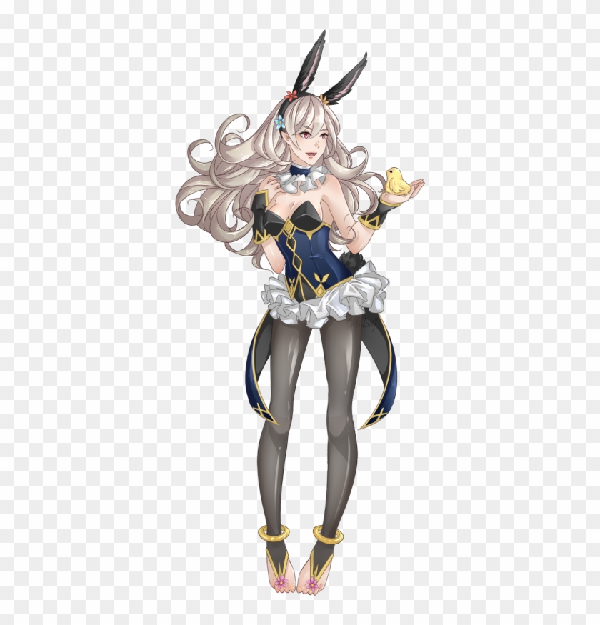 Here Is The Bunny Corrin I Made During The Spring Banner - Fire Emblem Bunny Suit Clipart #2052598