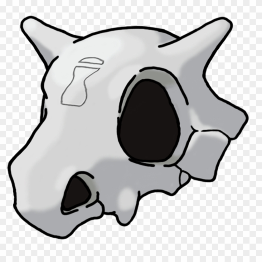 #pokemon #cubone #dead #skull #eek #spoopy #spooky - Cubone Skull Clipart