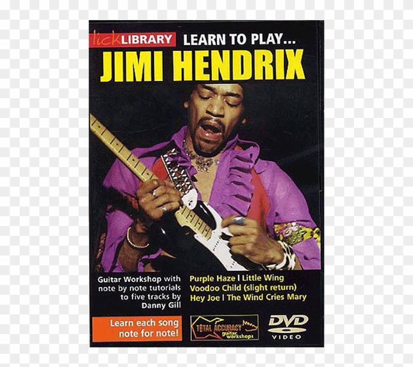 Lick Library Learn To Play Jimi Hendrix Dvd Rdr0039 - Robert M Knight Rock Gods Clipart