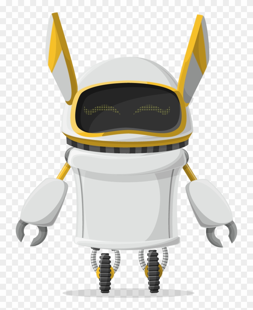 Vector Robot Character Set - Illustration Robot Character Clipart