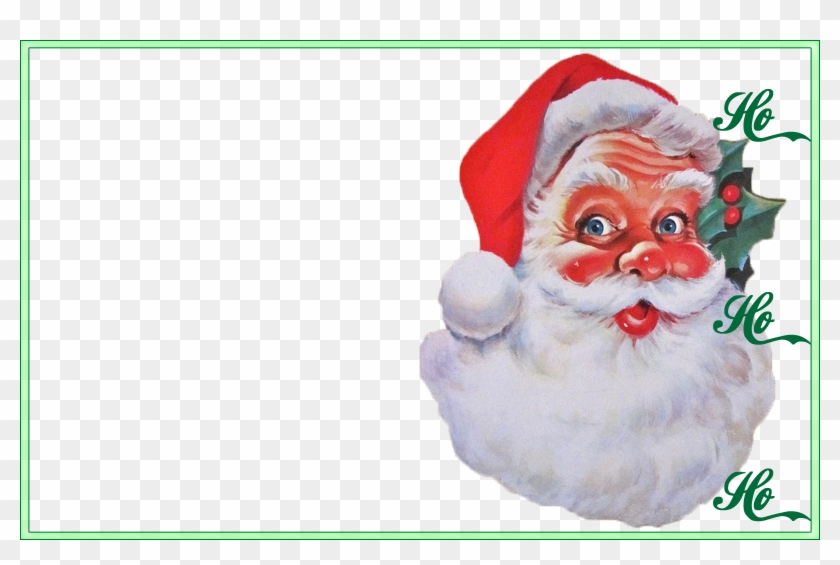 Click Here To Download Santa Claus Face Ho Ho Ho Half - Santa Claus Red Face Clipart #2053640