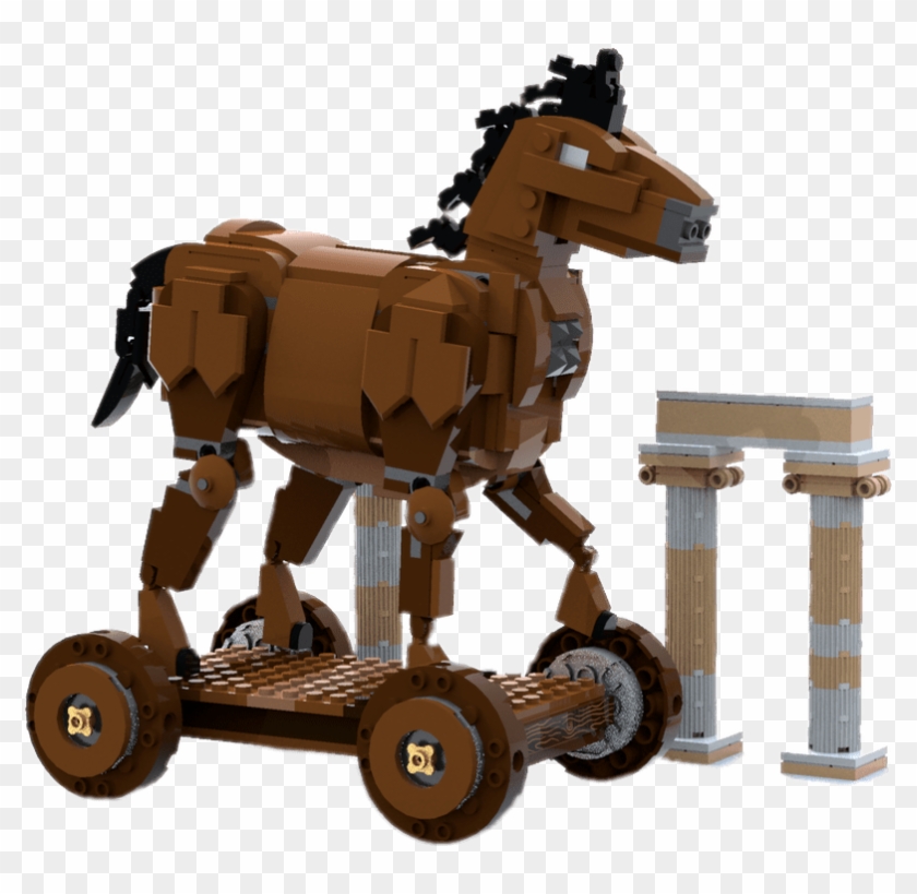 Download - Trojan Horse Legos Clipart