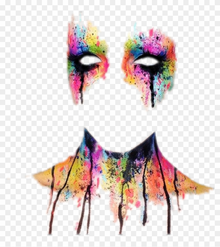 #eyes #pintura #picture #paint #face #tumblr #vintage Clipart #2054015