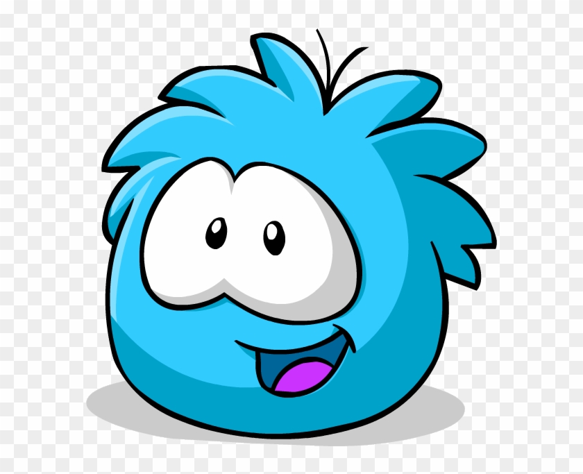 Cartoon Buck Teeth - Club Penguin Puffle Azul Clipart #2054142