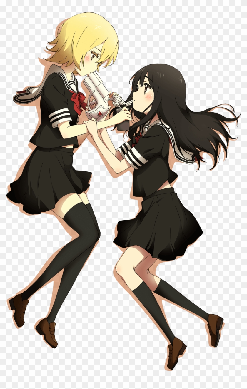 Chivalry Of A Failed Knight Crunchyroll - Tsuyuno Yatsumura And Aya Asagiri Clipart