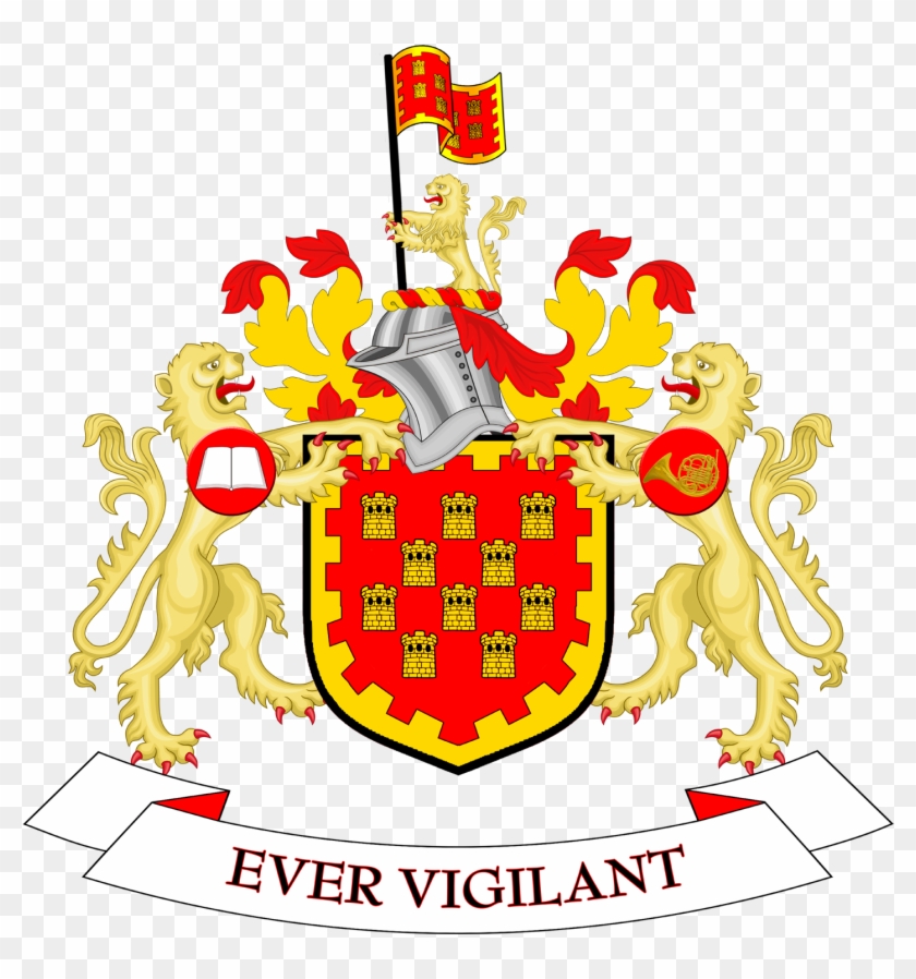 Coat Of Arms Of Greater Manchester County Council - County Coat Of Arms Clipart