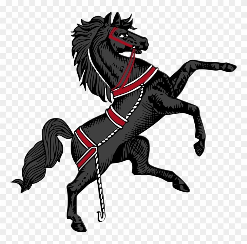 Pennsylvania Coat Of Arms American Paint Horse Rearing - Pennsylvania Coat Of Arms Png Clipart