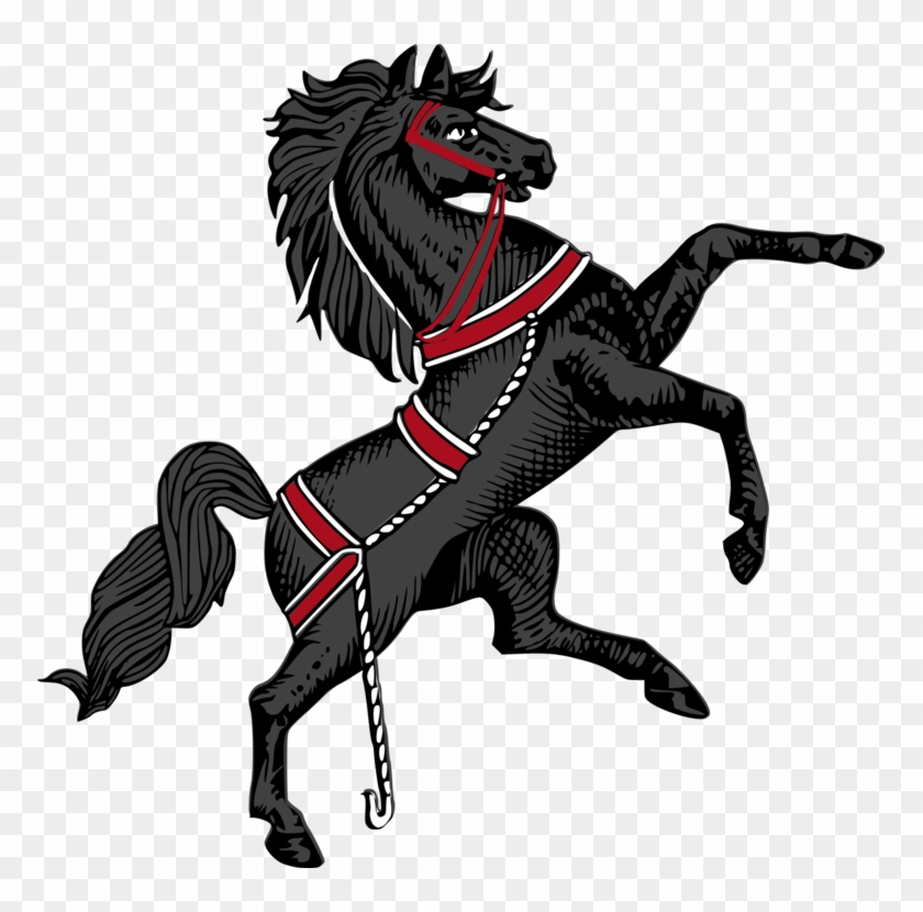Pennsylvania Coat Of Arms American Paint Horse Rearing - Pennsylvania Coat Of Arms Png Clipart #2054559