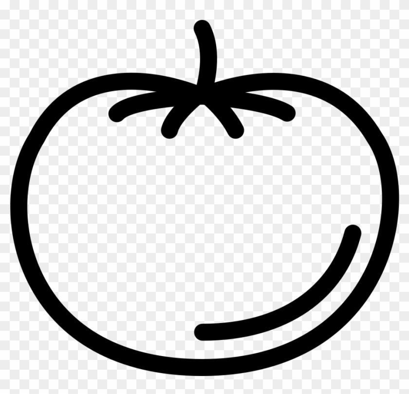 Food Fruit Tomato Food Fruit Tomato Food Fruit Tomato - Tomato Black And White Png Clipart