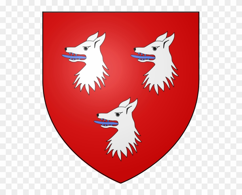 Robertson Of Struan / Strowan Gules, Three Wolves' - Coat Of Arms Wolf Head Clipart